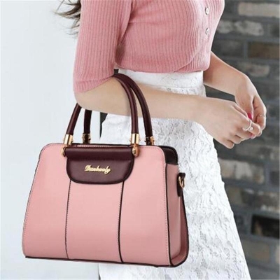 Picture of PU Leather Women Shoulder Bag Female Top-Handle Handbag Crossbody Bags with Flower Pendant Crossbody Bag for Women Handbag