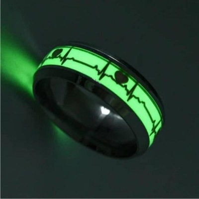 Picture of Glowing Heart Finger Ring For Men
