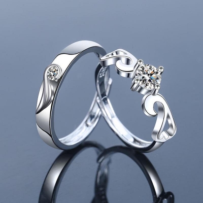 Picture of Adjustable Couple Rings For Men Women