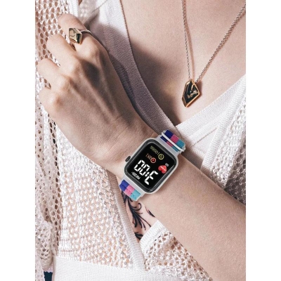 Picture of New LED electronic watch nylon strap watch student watch watch