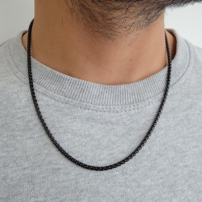 Picture of BLACK Color Metal Chain for Men - Chain