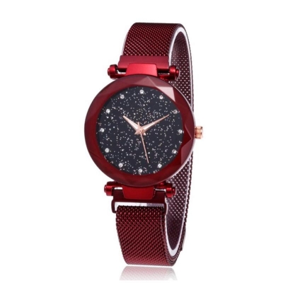 Picture of Ladies Quartz Watch Starry Sky Wrist Watch Female Magnet Wristwatch