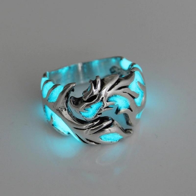 Picture of Luminous Dragon Ring for Men New