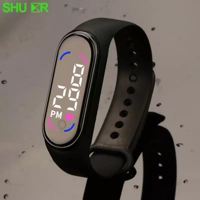 Picture of Silicone New Fashion LED Sports Watch Waterproof