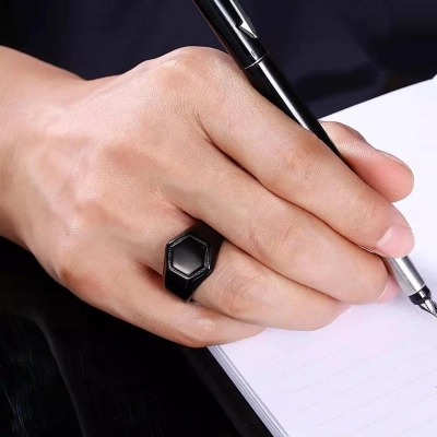 Picture of Stainless Steel Finger Ring for Men