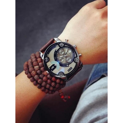 Picture of Big Dial Stainless Steel Belt Watch