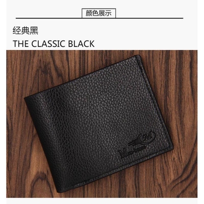 Picture of Black Artificial leather wallet for men