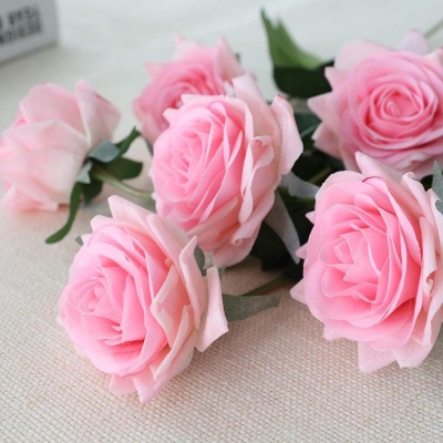 Picture of Artificial Flower Home Decoration Rose Bouquet Flower
