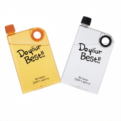 Picture of Portable Book Paper Cup Botlte Flat Water Bottle Clear Paper Pad Water Bottle Flat Drinks Kettle Notebook Drink Bottle For Water