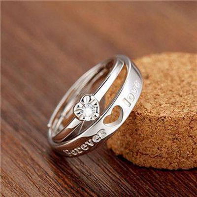 Picture of Unique Couple Lover Finger Rings Men And Women