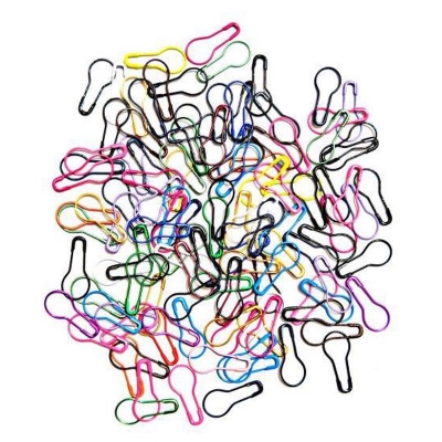 Picture of 300pc Multicolor Small Size Metal Coil less Hijab Safety Pins