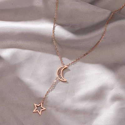 Picture of Star & Moon Pendant Chain jewellery for Women