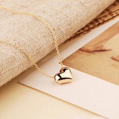 Picture of Stainless Steel Love Heart Chain For Women