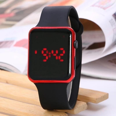 Picture of Square LED Digital Sports Watch, Waterproof LED Wrist Watch