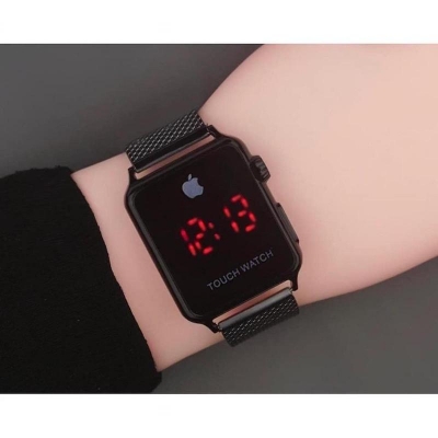 Picture of LED Digital Touch Screen Stainless Steel Unisex Sport Wrist Watch