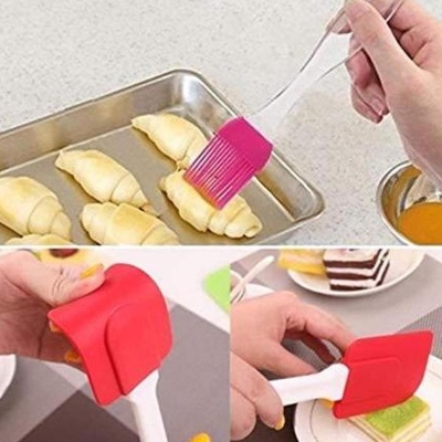 Picture of (2 pcs) Silicon Oil Brush with Silicone Spatula