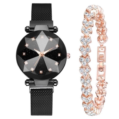 Picture of Fashion Watch Stainless Steel Mesh Band Women's Wristwatch with Quartz Movement