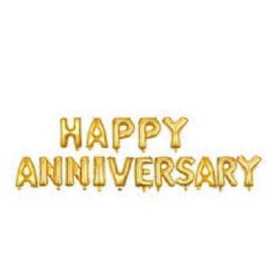 Picture of Happy anniversary foil balloon