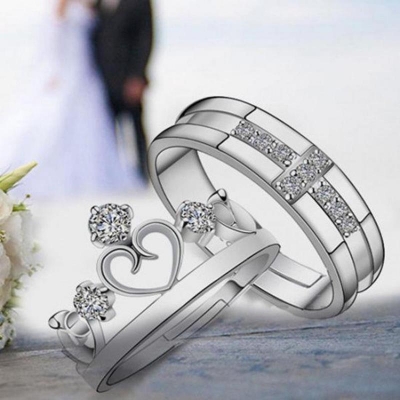 Picture of Adjustable Couple Rings For Men Women