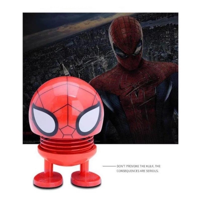 Picture of spider-man Funny Shaking Head Doll with Glue Spring Head
