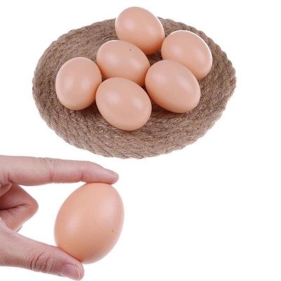 Picture of High Quality Plastic Fake Dummy Egg Chicken-12 pcs