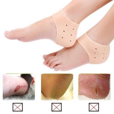 Picture of Nirvik Silicon Moisturising Heel Swelling Pain Relief Foot Support to Eliminate cracks
