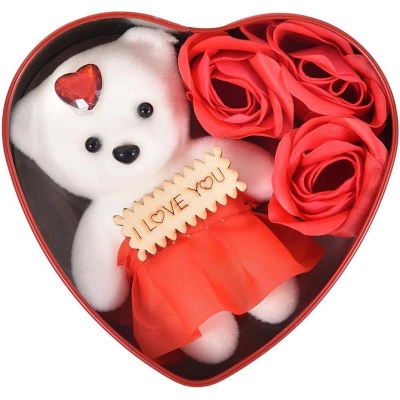 Picture of Heart shaped Valentine Gift Box Red