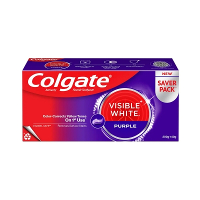 Picture of COLGATE VISIBLE W PURPLE T PASTE 200GM