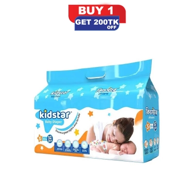 Picture of Kidstar Baby Diaper S 32 PCS