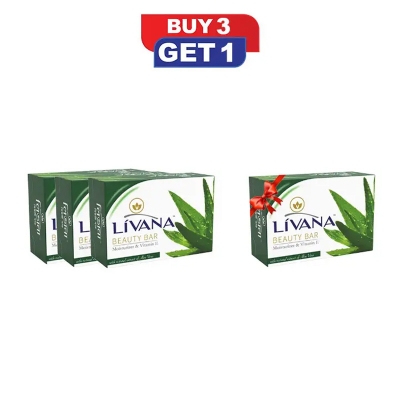 Picture of LIVANA BEAUTY BAR  ALOE VERA GREEN 100GM