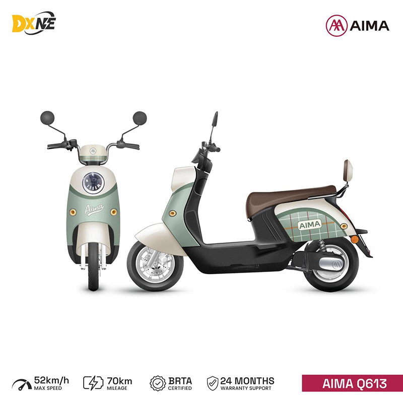 Picture of AIMA QC13 Electric Bike - 70km Mileage | 52km/h Speed | BRTA Approved | 24 Months Warranty