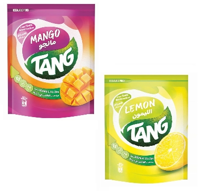 Picture of Tang Mango & Tang Lemon Flavoured Drink Mix with Vitamin C, D & Zinc, (1kg), Resealable Pouch | Imported From UAE
