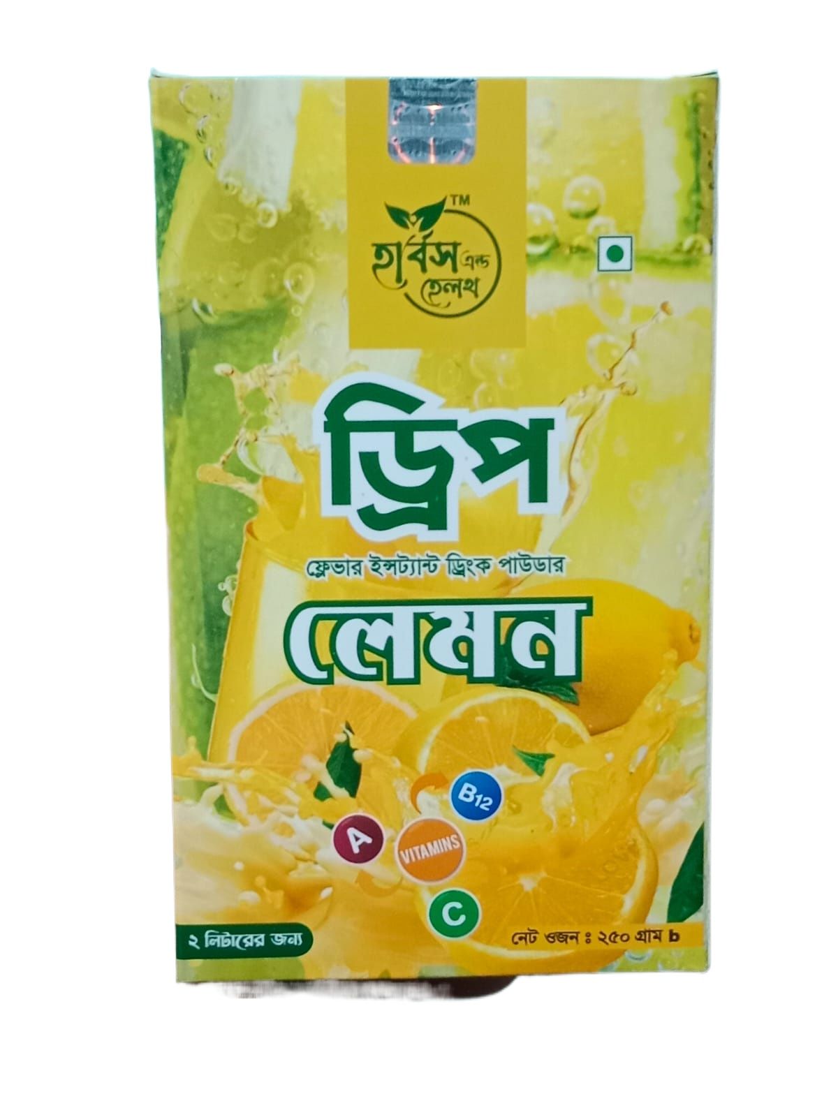 Picture of Herbs& Health Lemon Flavour Instant Drinking Powder 250g