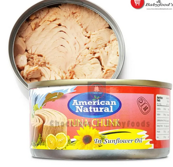 Picture of 2pcs -American Natural Chunk Tuna 185g (pack of 2)