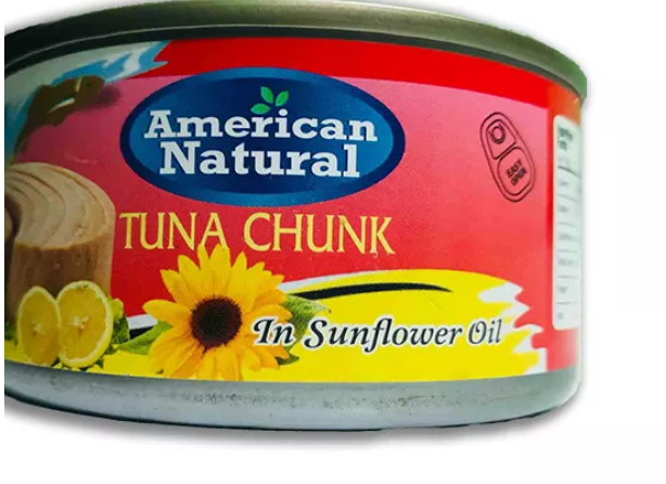 Picture of 2pcs -American Natural Chunk Tuna 185g (pack of 2)