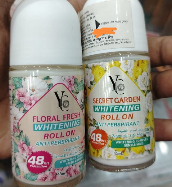 Picture of 2pcs-YC Whitening  Anti Perspirant Roll-On for Women 45ml -Thailand