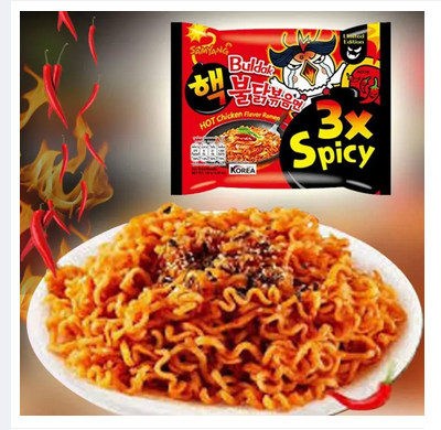 Picture of 3x_Spicy Hot Chicken Flavour Korean Noodle (140g) 1pcs