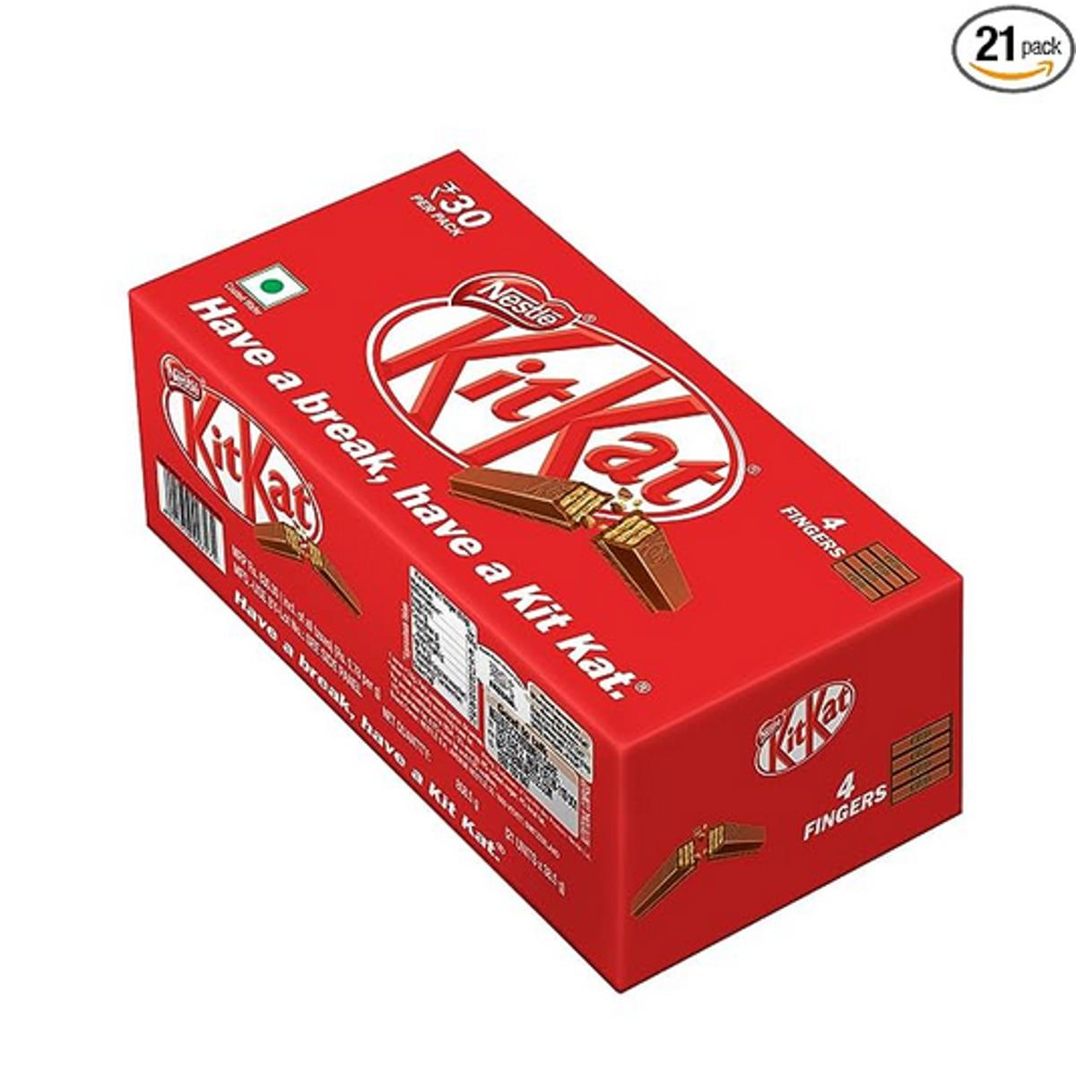 Picture of 4 Finger Wafer Bar, Pack of 21 Units 38.5 g each, 808.5 g(india)