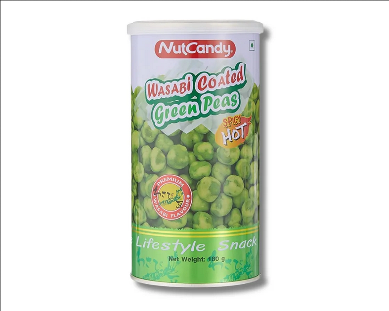 Picture of Nut Candy Hot Spicy Wasabi Green Peas, 180 g