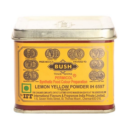 Picture of Bush Food Color - Lemon Yellow Powder, 100g