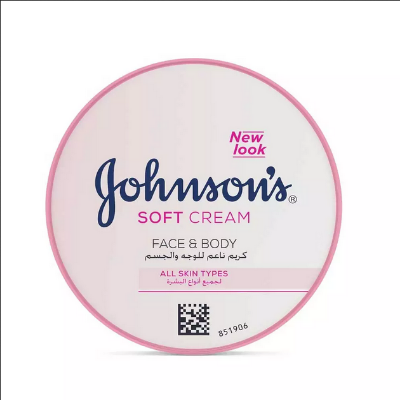 Picture of John,son's soft cream face &body all skin types 200ml Dubai