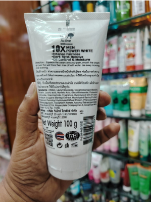 Picture of Bio Active Men Vitamin E + C Power White Foaming Face Wash-100g-Thailand