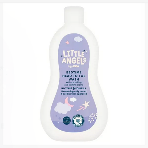 Picture of Asda Little Angels Bedtime Head to Toe Wash 500ml-uk