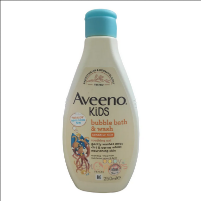 Picture of Aveeno Kids Bubble Bath & Wash 250ml
