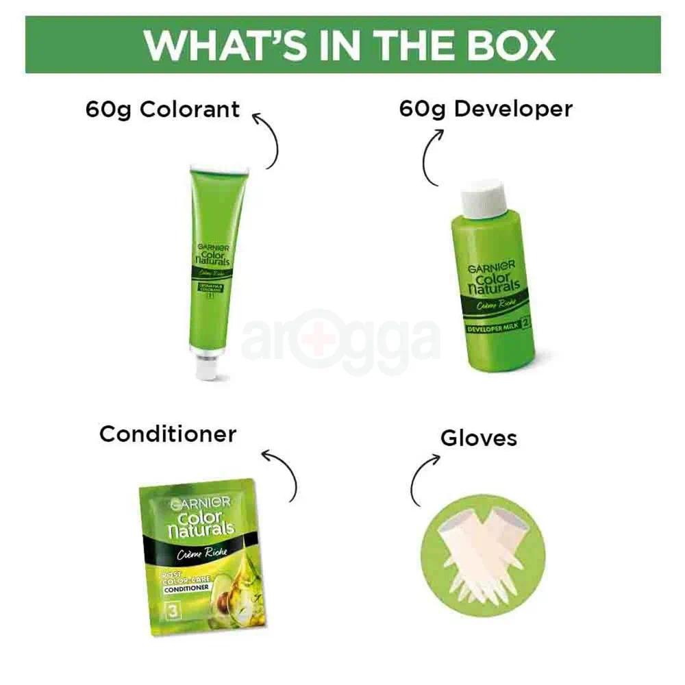 Picture of Garnier Color Naturals Creme Riche Hair Color (35ml+30g) - 3.16 Burgundy