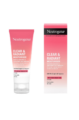 Picture of Neutrogena Visibly Clear Pink Grapefruit Oil-Free Moisturiser (50 ml)