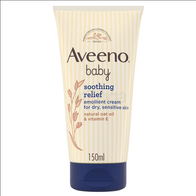 Picture of Aveeno Baby Soothing Relief Emollient Cream for Dry, Sensitive Skin-150ml
