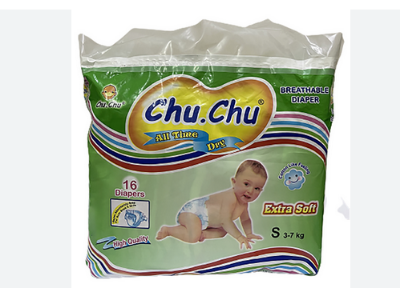 Picture of Chu Chu Pants System Baby Diapers (S Size) (16Pcs)