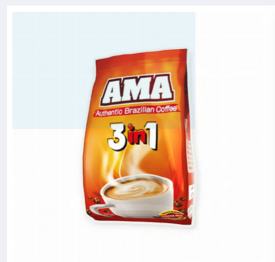 Picture of AMA authentic brazilian coffe 3 in 1 instant coffee mix 1 kg