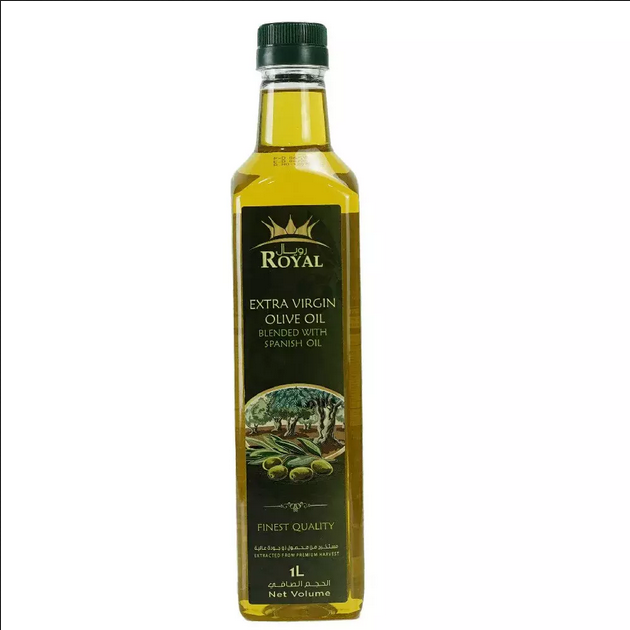 Picture of Royal Extra Virgin Olive Oil Blended with Spanish Oil, Finest Quality Oil- 1 Liter